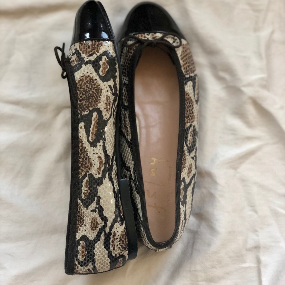 fsny snakeskin ballet flat 39